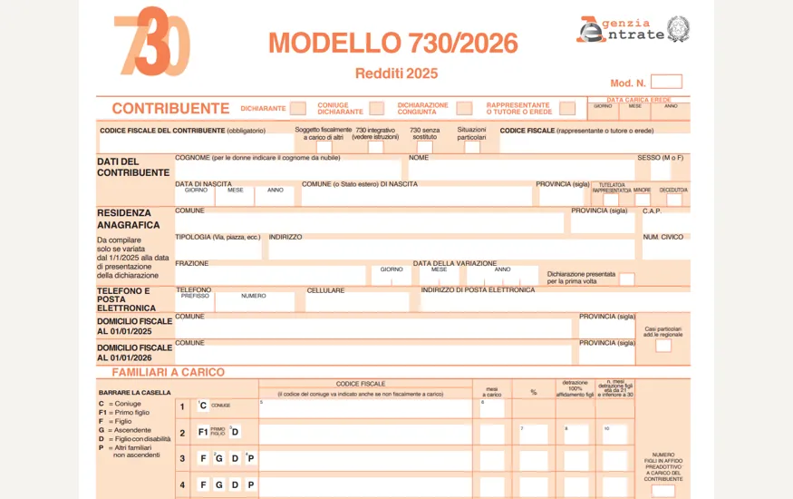 compilazione modello 730 Ghinato Associati Verona